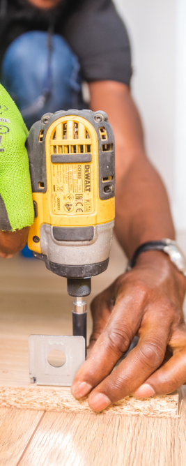 home renovation guy with tools